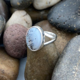 Dendritic Agate Ring 94 - Silver Street Jewellers