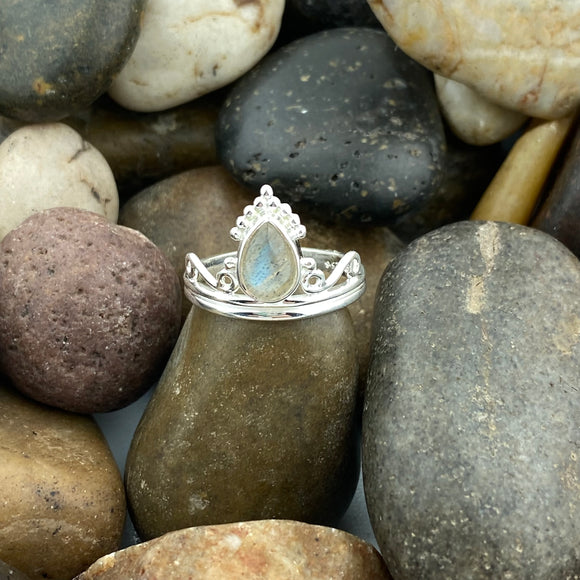 Labradorite Ring 419 - Silver Street Jewellers