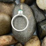 Malachite Ring 87 - Silver Street Jewellers