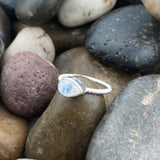 Moonstone Ring 345 - Silver Street Jewellers