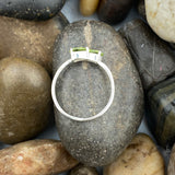 Peridot Ring 295 - Silver Street Jewellers
