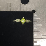 Peridot Ring 299 - Silver Street Jewellers