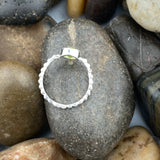 Peridot Ring 306 - Silver Street Jewellers