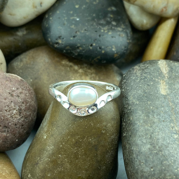 Pearl Ring 61 - Silver Street Jewellers