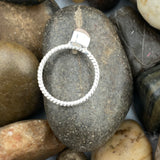 Rose Quartz Ring 120 - Silver Street Jewellers