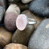 Rose Quartz Ring 126 - Silver Street Jewellers