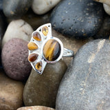 Tiger Eye Ring 84 - Silver Street Jewellers