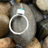 Blue Copper Turquosie Ring 244 - Silver Street Jewellers