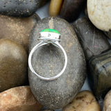 Green Copper Turquoise Ring 252 - Silver Street Jewellers