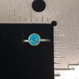Blue Copper Turquoise Ring 253 - Silver Street Jewellers