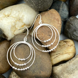 Plain Silver Earring 64 - Silver Street Jewellers