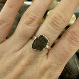 Moldavite Ring 107 - Silver Street Jewellers