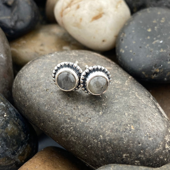 Labradorite Earring 53 - Silver Street Jewellers