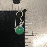 Chrysoprase Earring 14 - Silver Street Jewellers