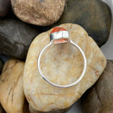 Mexican Fire Opal Ring 586 - Silver Street Jewellers