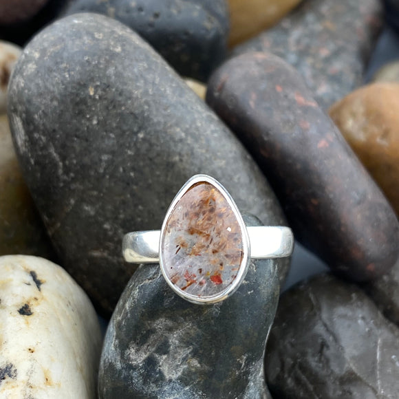 Cacoxenite Ring 21 - Silver Street Jewellers