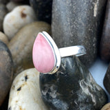 Pink Opalite Ring 39 - Silver Street Jewellers