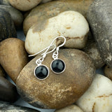Black Onyx Earring 46 - Silver Street Jewellers