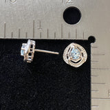 Blue Topaz Earrings 287 - Silver Street Jewellers