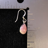 Rhodochrosite earrings set in 925 Sterling Silver