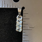 Blue Topaz pendant set in 925 Sterling Silver