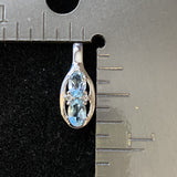Blue Topaz Pendant 822 - Silver Street Jewellers