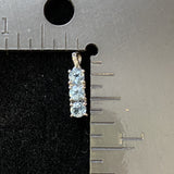 Blue Topaz Pendant 828 - Silver Street Jewellers