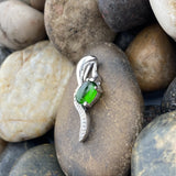 Chrome Diopside Pendant 158 - Silver Street Jewellers