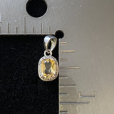 Citrine Pendant 442 - Silver Street Jewellers