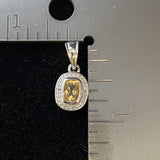 Citrine Pendant 445 - Silver Street Jewellers