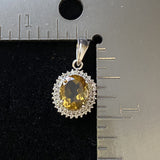 Citrine Pendant 487 - Silver Street Jewellers