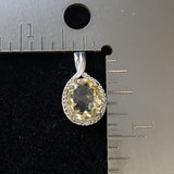 Citrine Pendant 507 - Silver Street Jewellers
