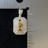Citrine Pendant 565 - Silver Street Jewellers