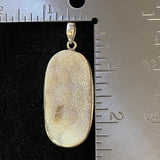 Druzy pendant set in 925 Sterling Silver