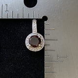 Garnet Pendant 449 - Silver Street Jewellers