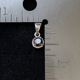 Garnet Pendant 451 - Silver Street Jewellers