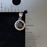 Garnet Pendant 509 - Silver Street Jewellers