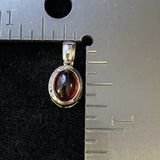 Garnet Pendant 549 - Silver Street Jewellers