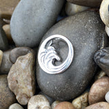 Plain pendant set in 925 Sterling Silver