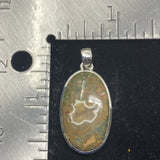 Rhyolite Jasper pendant set in 925 Sterling Silver