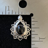 Smokey Quartz pendant set in 925 Sterling Silver