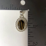Tigers Eye pendant set in 925 Sterling Silver
