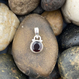 Pink Tourmaline pendant set in 925 Sterling Silver