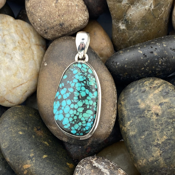 Turquoise pendant set in 925 Sterling Silver