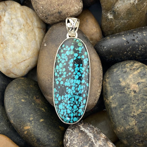 Turquoise pendant set in 925 Sterling Silver