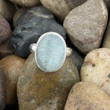 Aquamarine ring set in 925 Sterling Silver