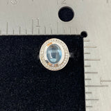 Blue Topaz Cabochon Ring 226 - Silver Street Jewellers
