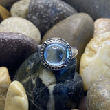 Blue Topaz ring set in 925 Sterling Silver