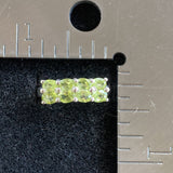 Peridot ring set in 925 Sterling Silver