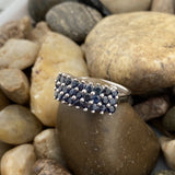 Sapphire ring set in 925 Sterling Silver